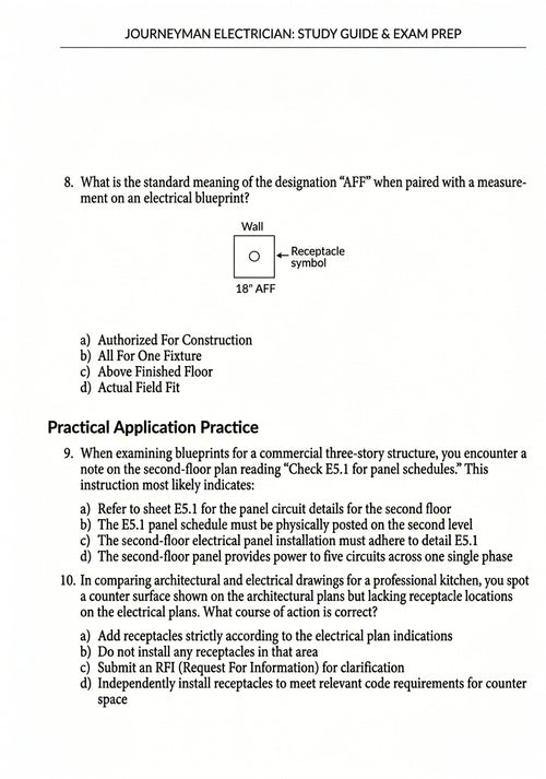 Michael Hamilton's Journeyman Electrician Exam Prep Study Guide 2026 Edition