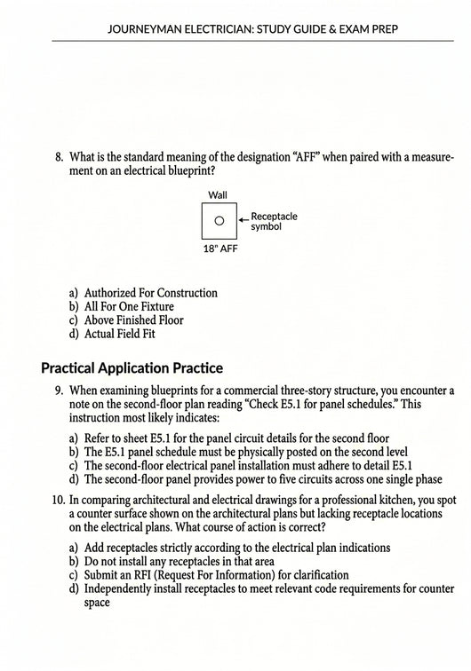 Michael Hamilton's Journeyman Electrician Exam Prep Study Guide 2026 Edition