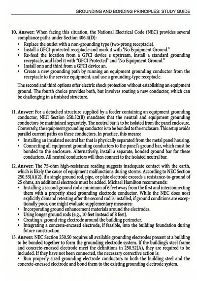 Michael Hamilton's Journeyman Electrician Exam Prep Study Guide 2026 Edition - mhepublisher